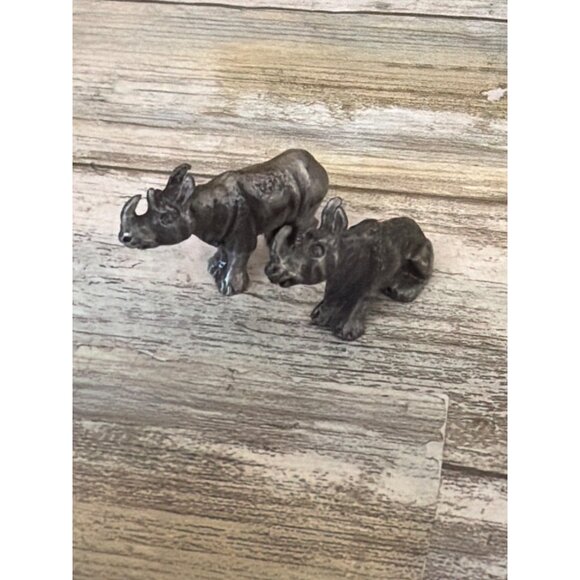 Hudson Pewter Noah’s Ark Set 1981 Wood Ark w/Noah and 11 Pairs of Pewter Animals - Picture 8 of 17